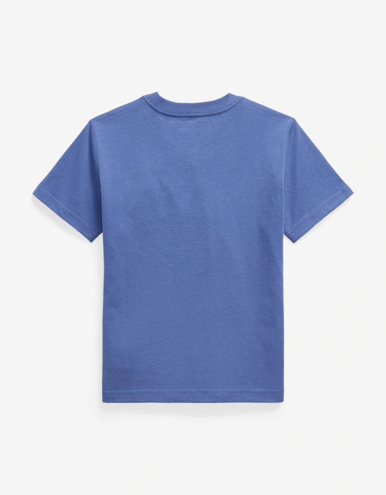 Ralph Lauren Boys Jersey Pocket T-Shirt in Blue