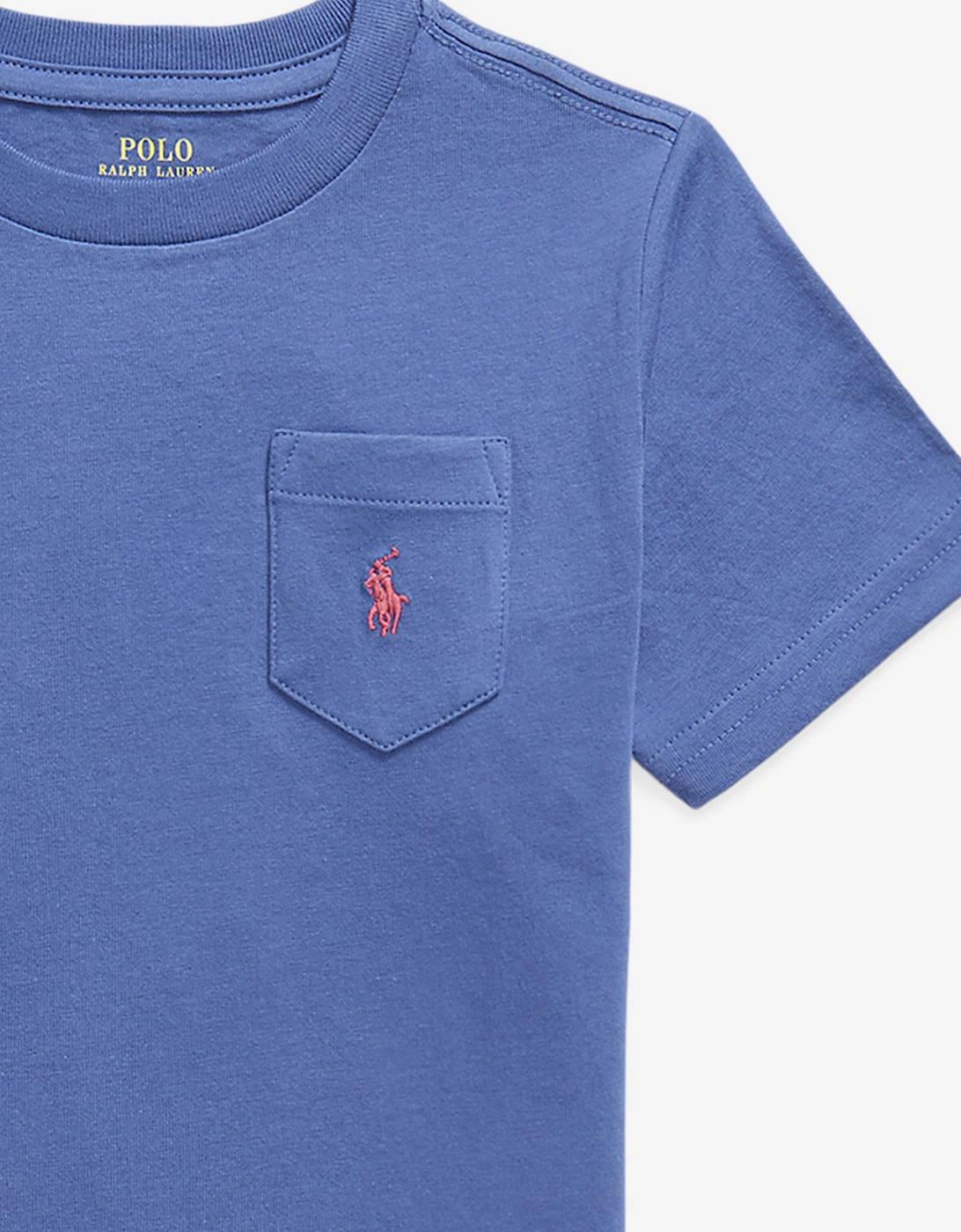 Ralph Lauren Boys Jersey Pocket T-Shirt in Blue