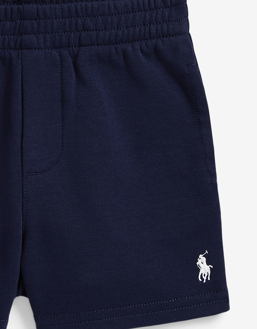Ralph Lauren Baby Boys Double Knit Tech Shorts in Navy