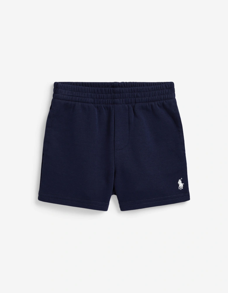 Ralph Lauren Baby Boys Double Knit Tech Shorts in Navy