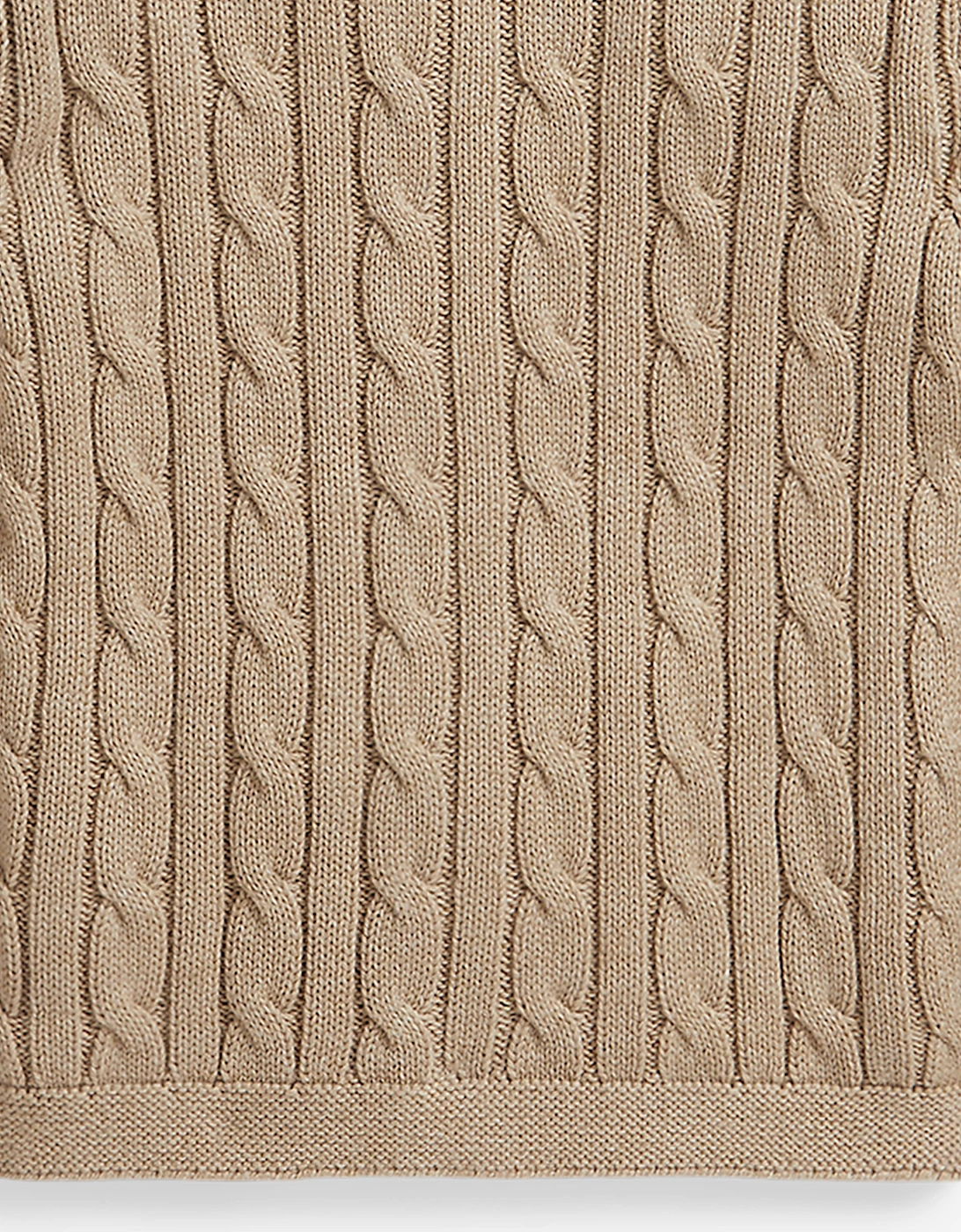 Ralph Lauren Girls Cable Knit Cardigan in Beige