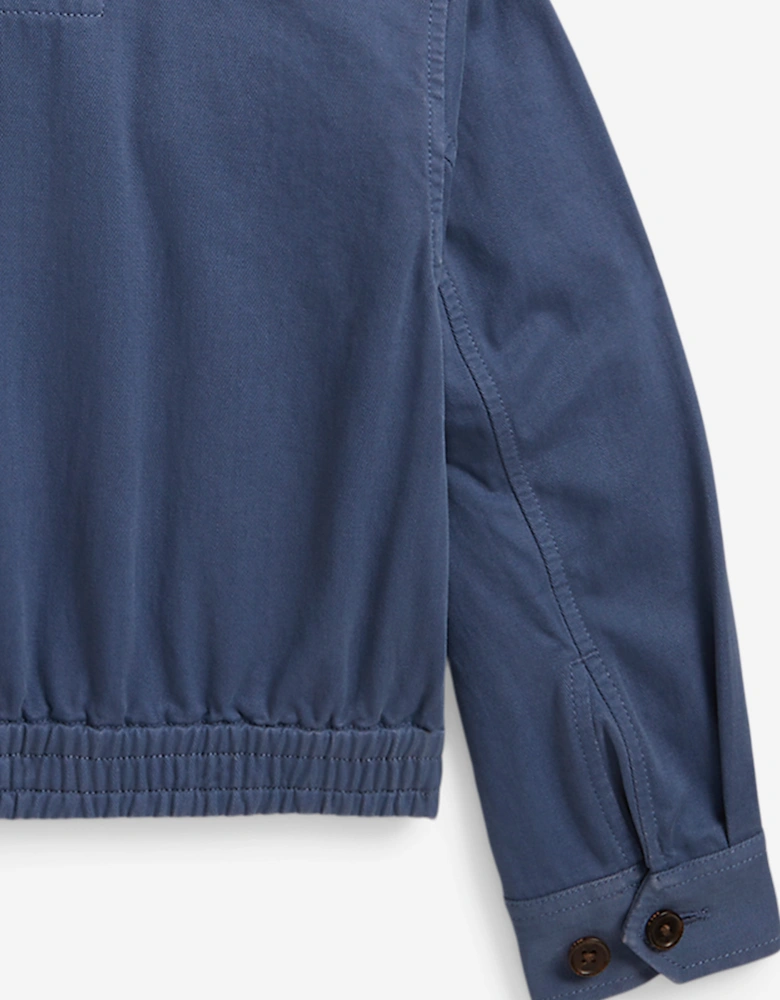Ralph Lauren Girls Chino Jacket in Navy