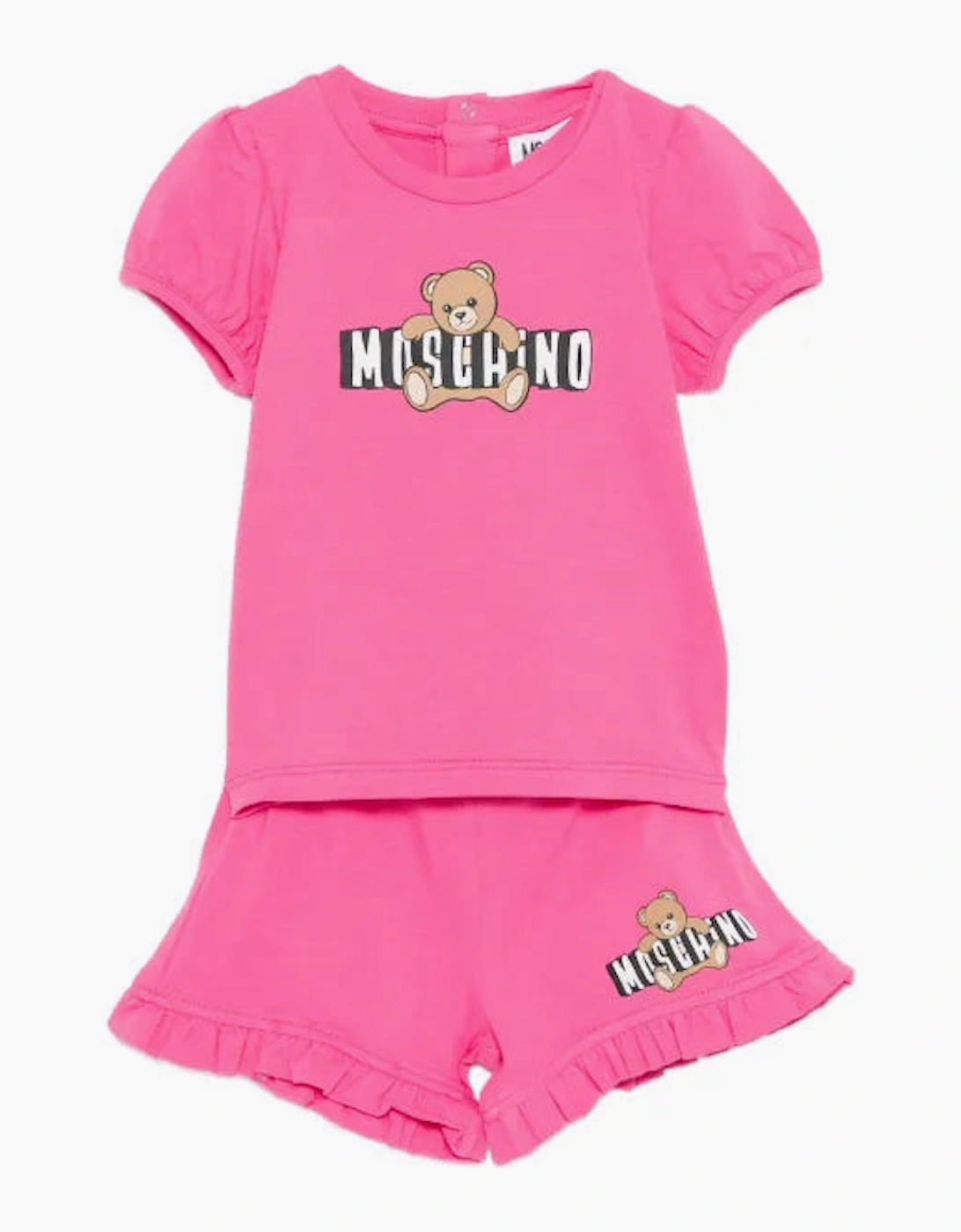 MOSCHINO BABY/TODDLER GIRLS SHORT SET MBG01O