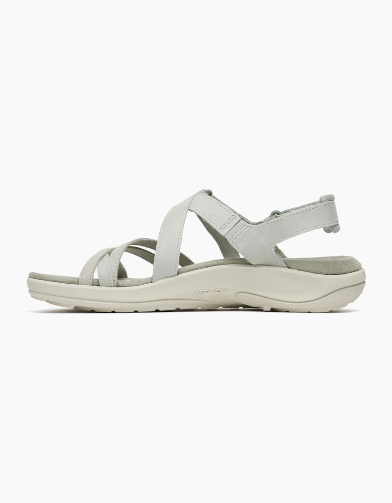 Merrell Harbor Backstrap Leather Women's Light Green Sandals