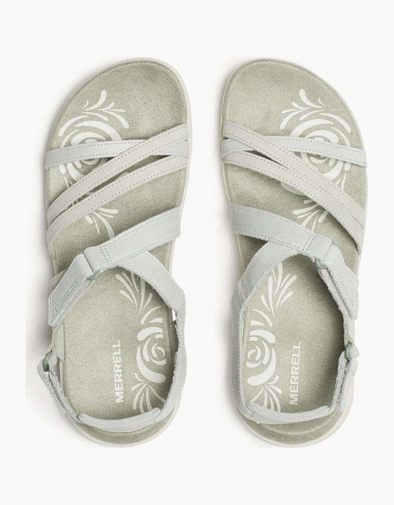Merrell Harbor Backstrap Leather Women's Light Green Sandals