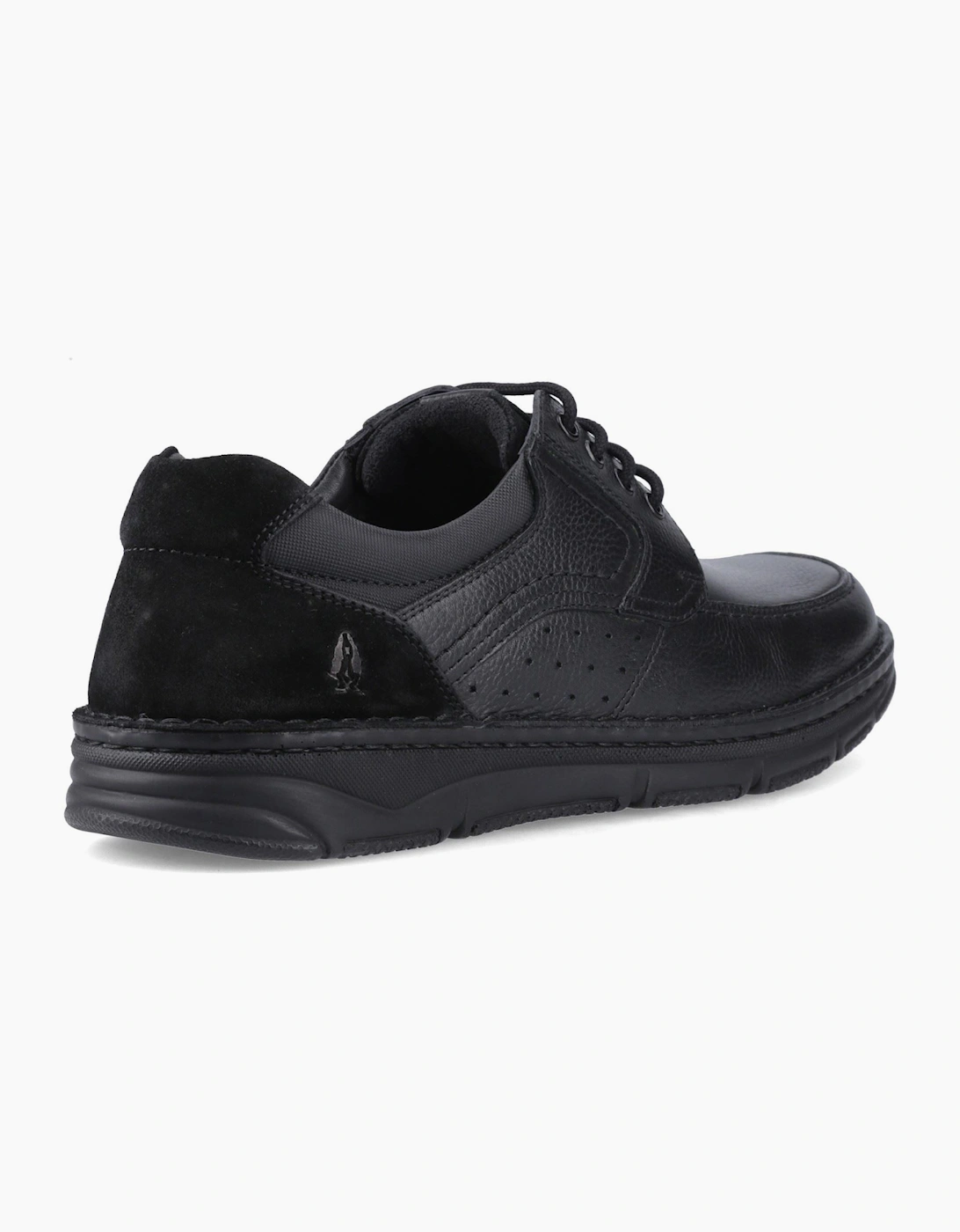 Hush Puppies Franklin Lace Up Shoe Leather Men's Black Shoes