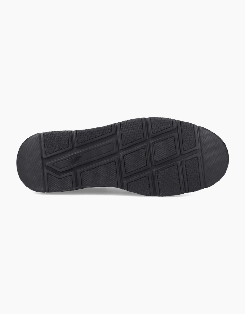 Hush Puppies Franklin Lace Up Shoe Leather Men's Black Shoes
