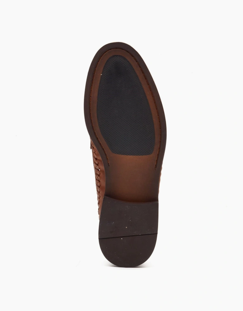 Base London Bracken Leather Men's Tan Loafers