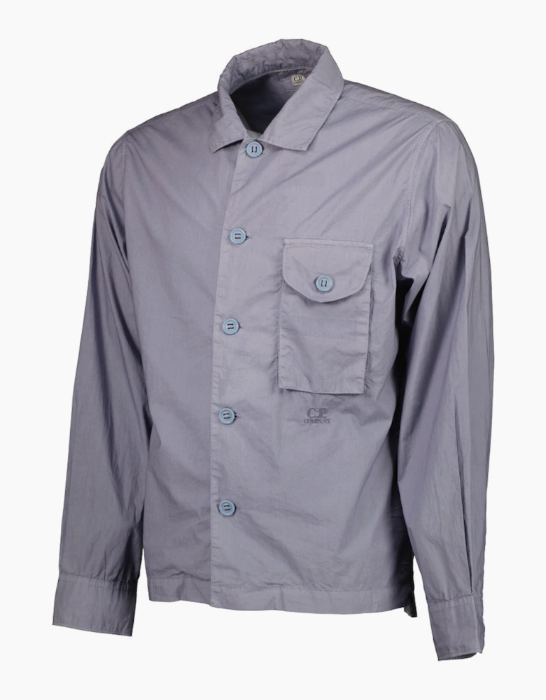 Popeline Embroidered Logo Shirt