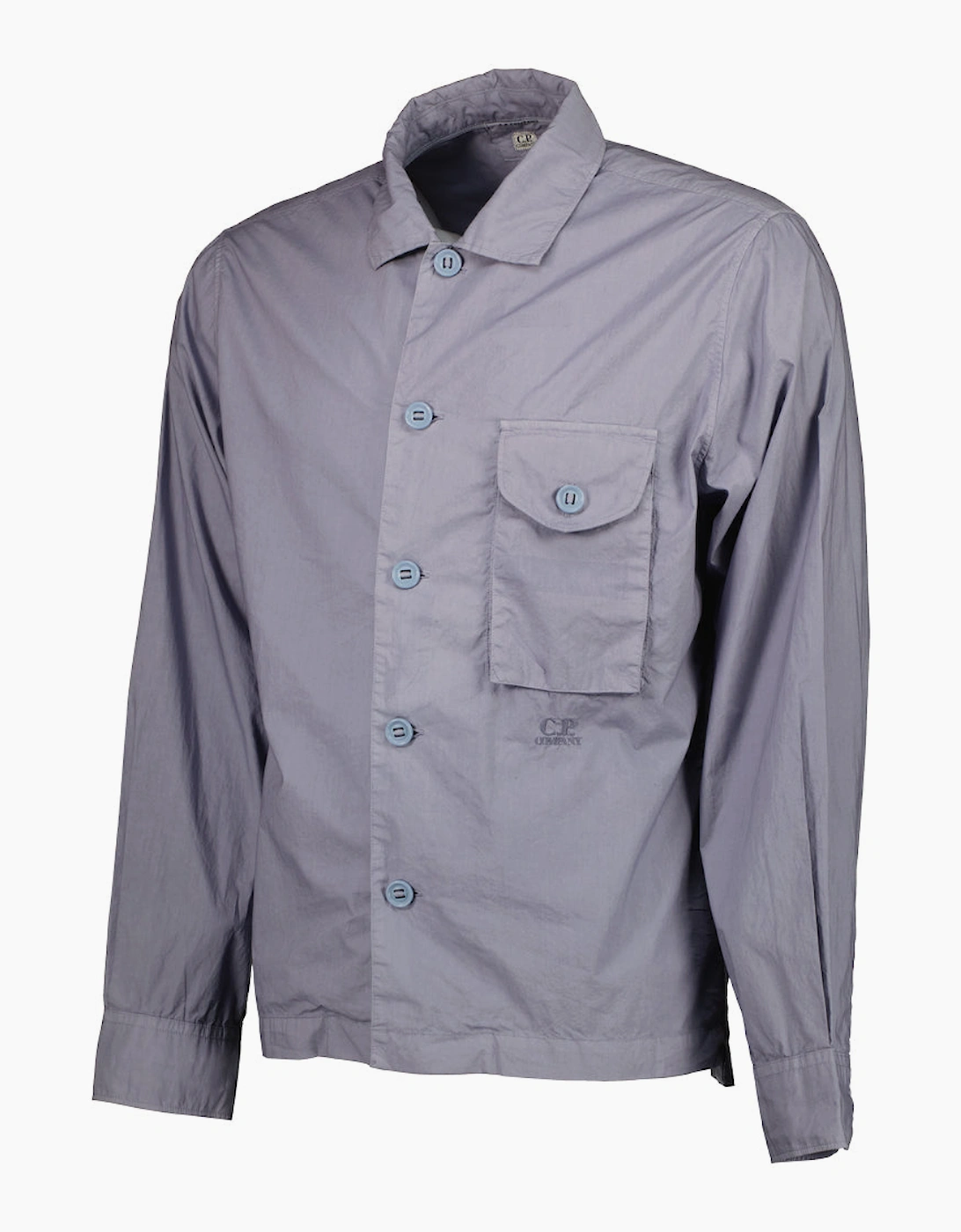 Popeline Embroidered Logo Shirt