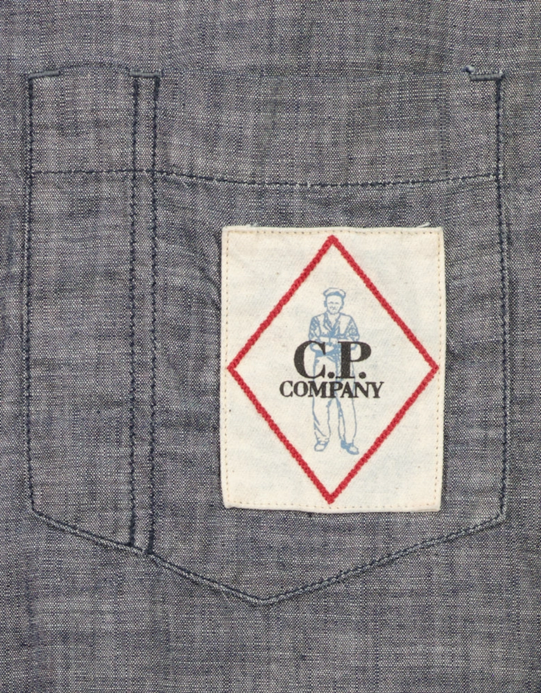 Chambray Logo Patch Shirt