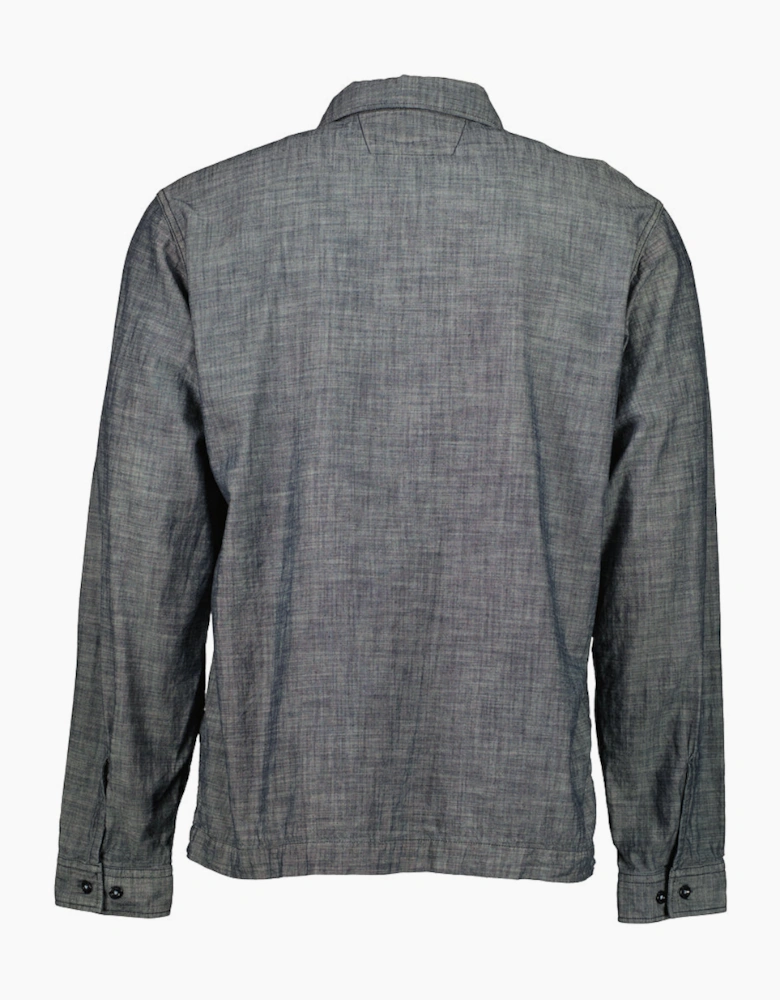 Chambray Logo Patch Shirt