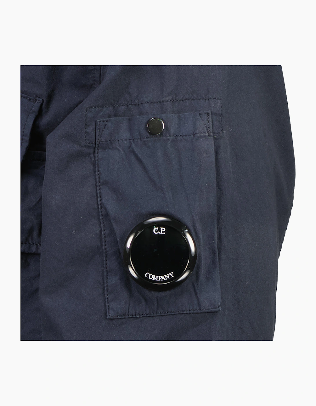 Gabardine Half Zip Lens Overshirt