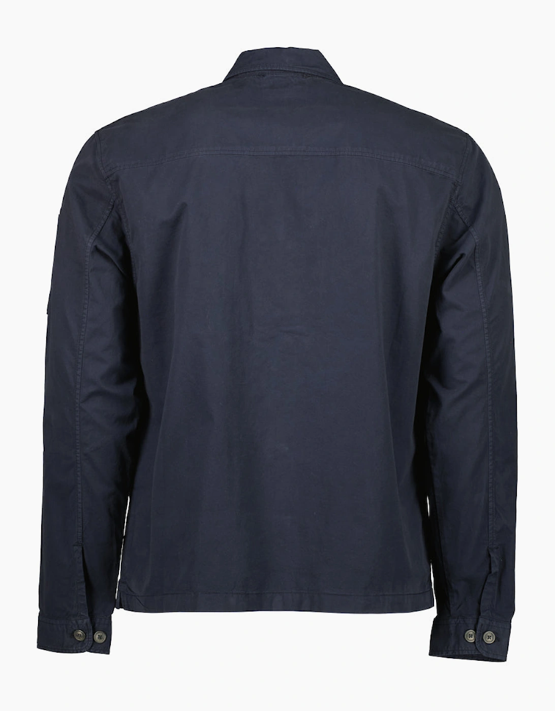 Gabardine Half Zip Lens Overshirt