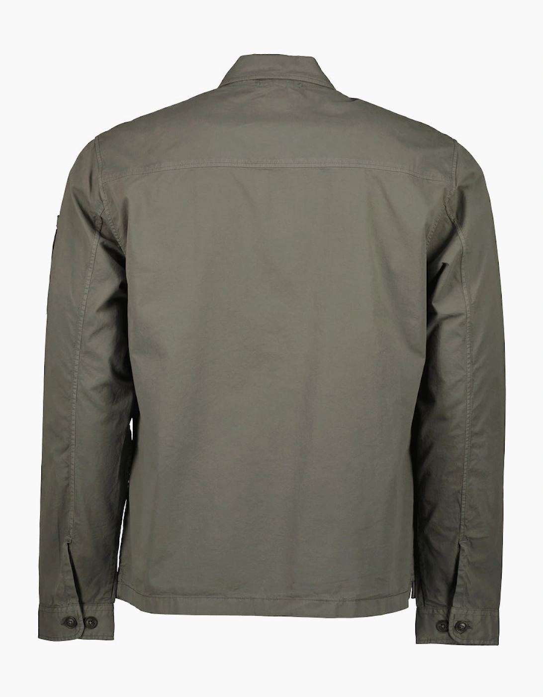 Gabardine Half Zip Lens Overshirt
