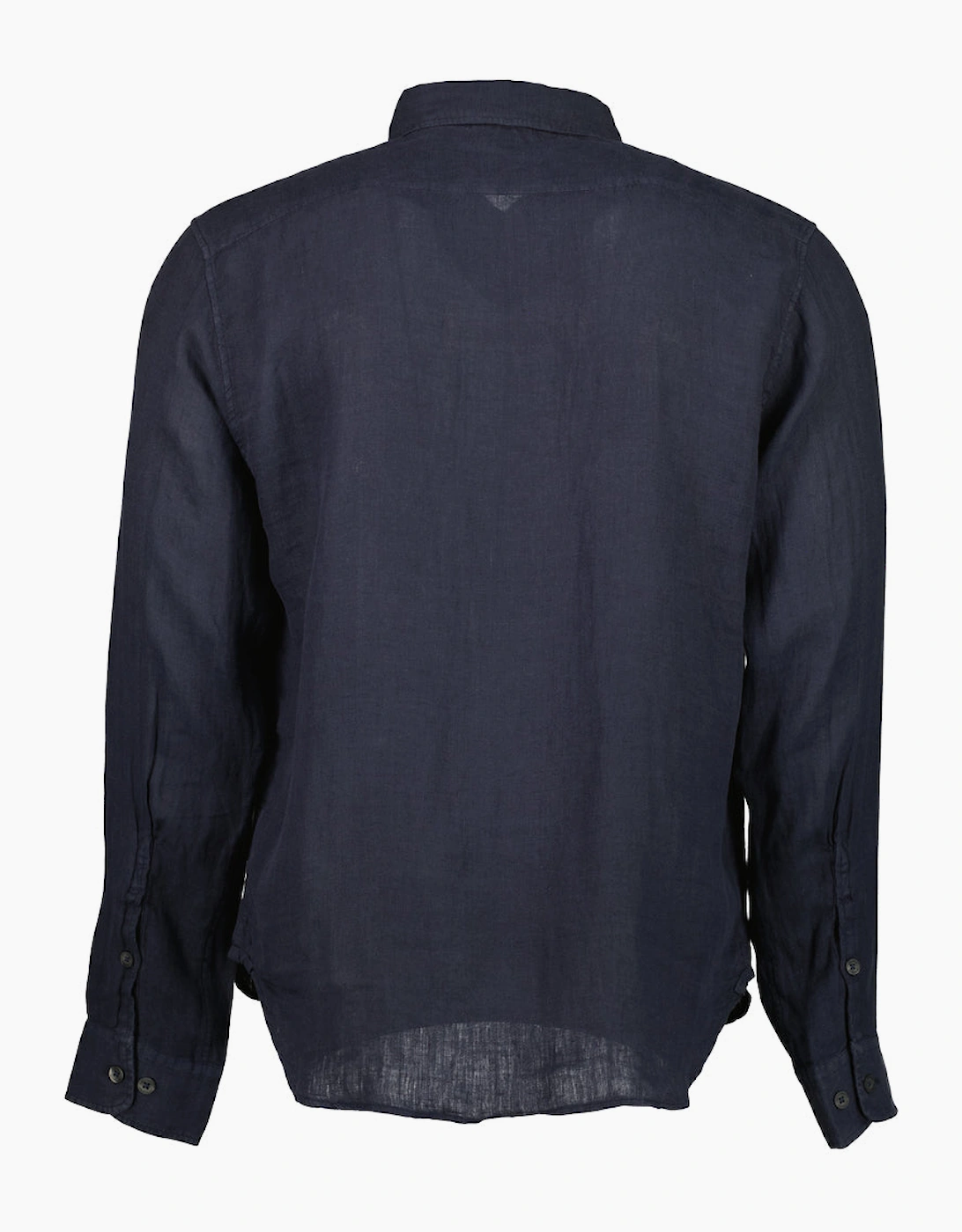Long Sleeve Linen Overshirt
