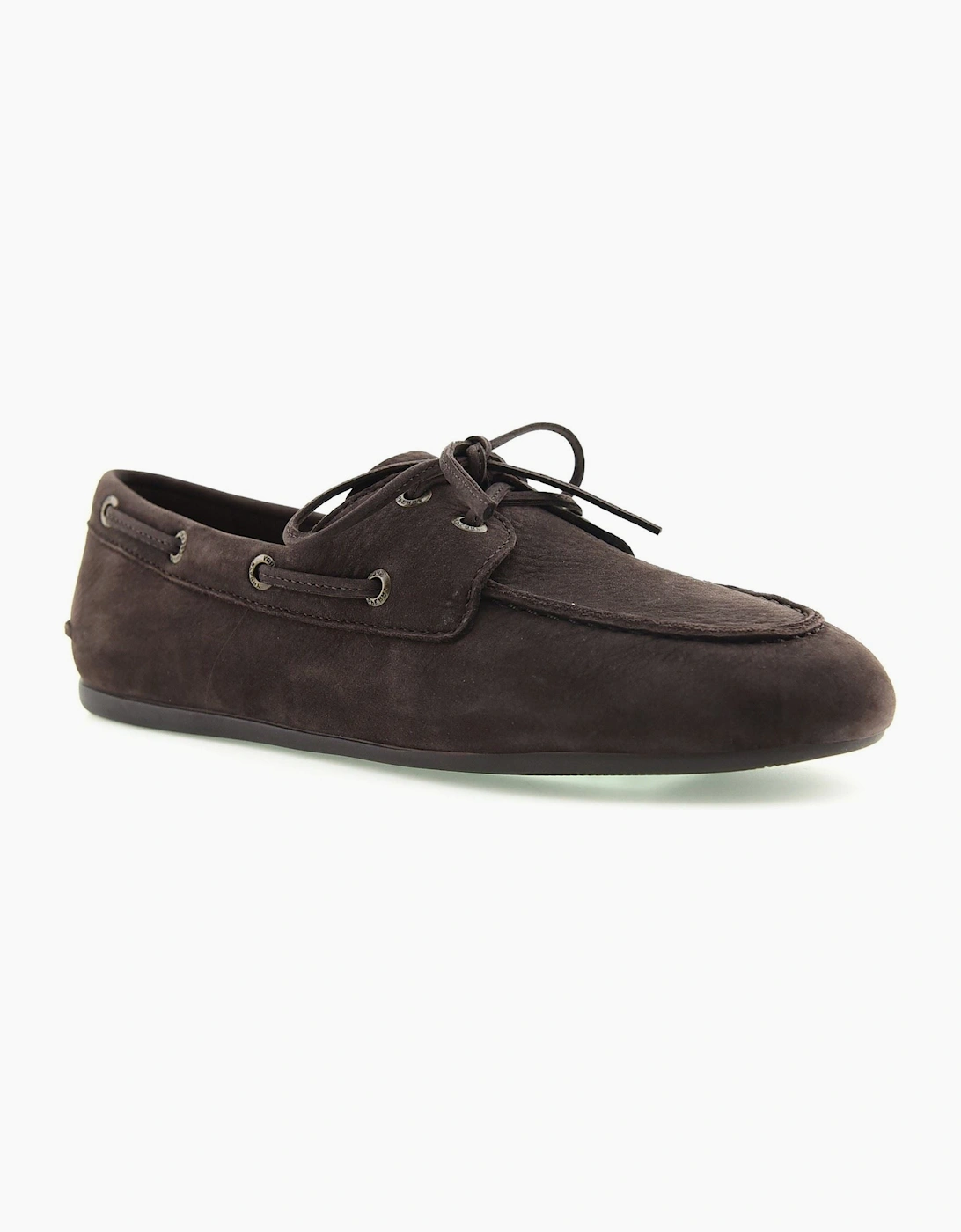 Sperry Slim Boat Leather Women's Dark Brown Boat Shoes