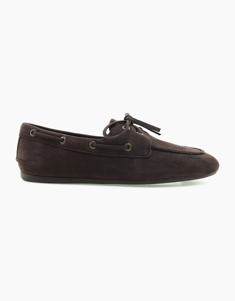 Sperry Slim Boat Leather Women's Dark Brown Boat Shoes