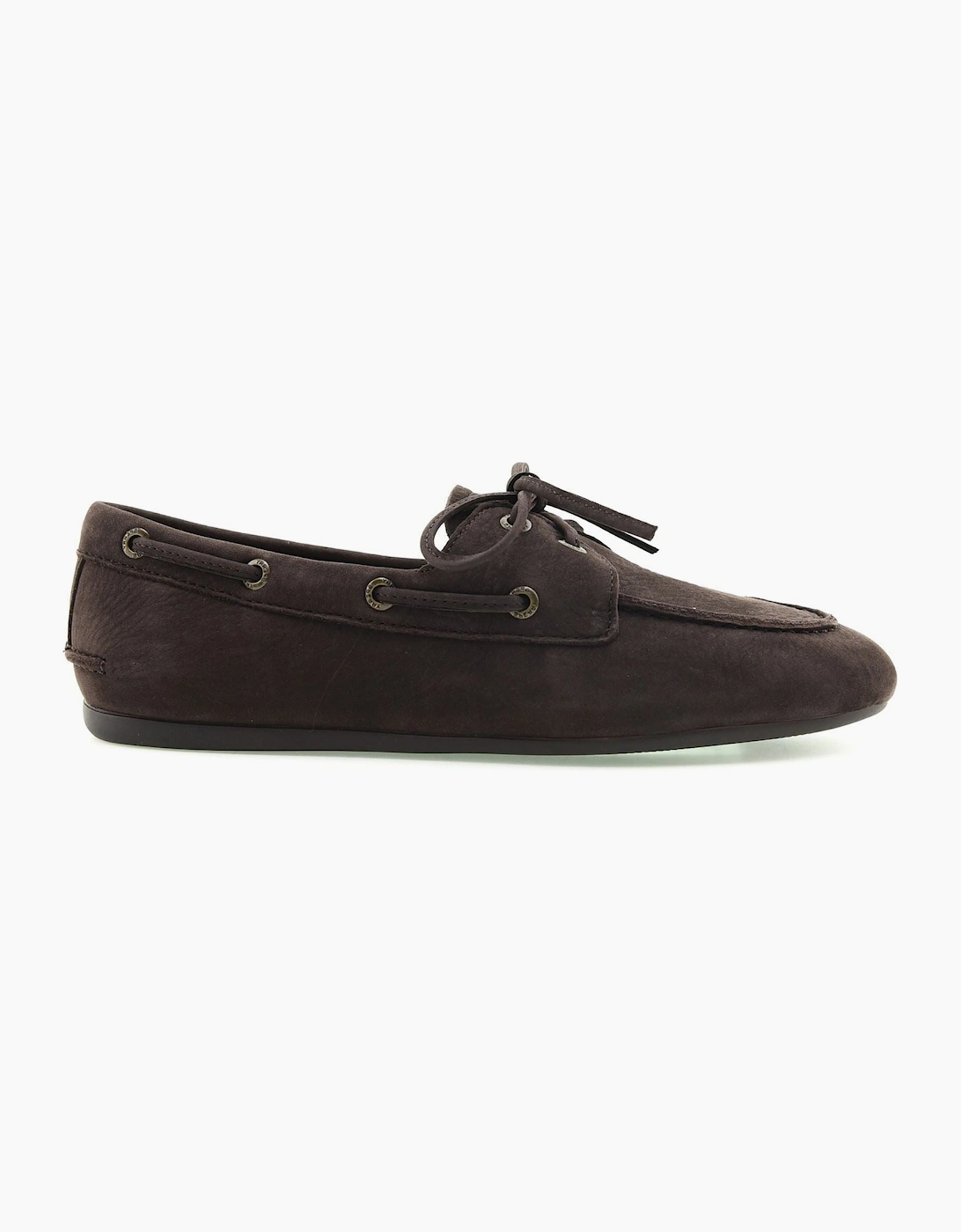 Sperry Slim Boat Leather Women's Dark Brown Boat Shoes