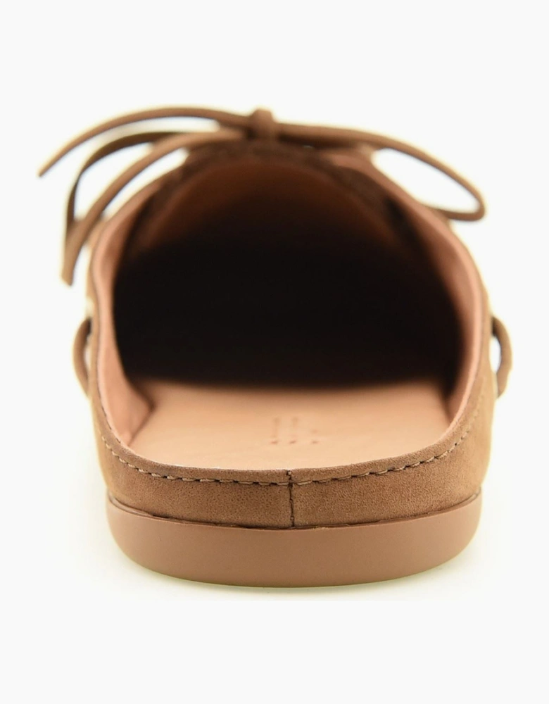 Sperry Slimboat Leather Women's Tan Mules