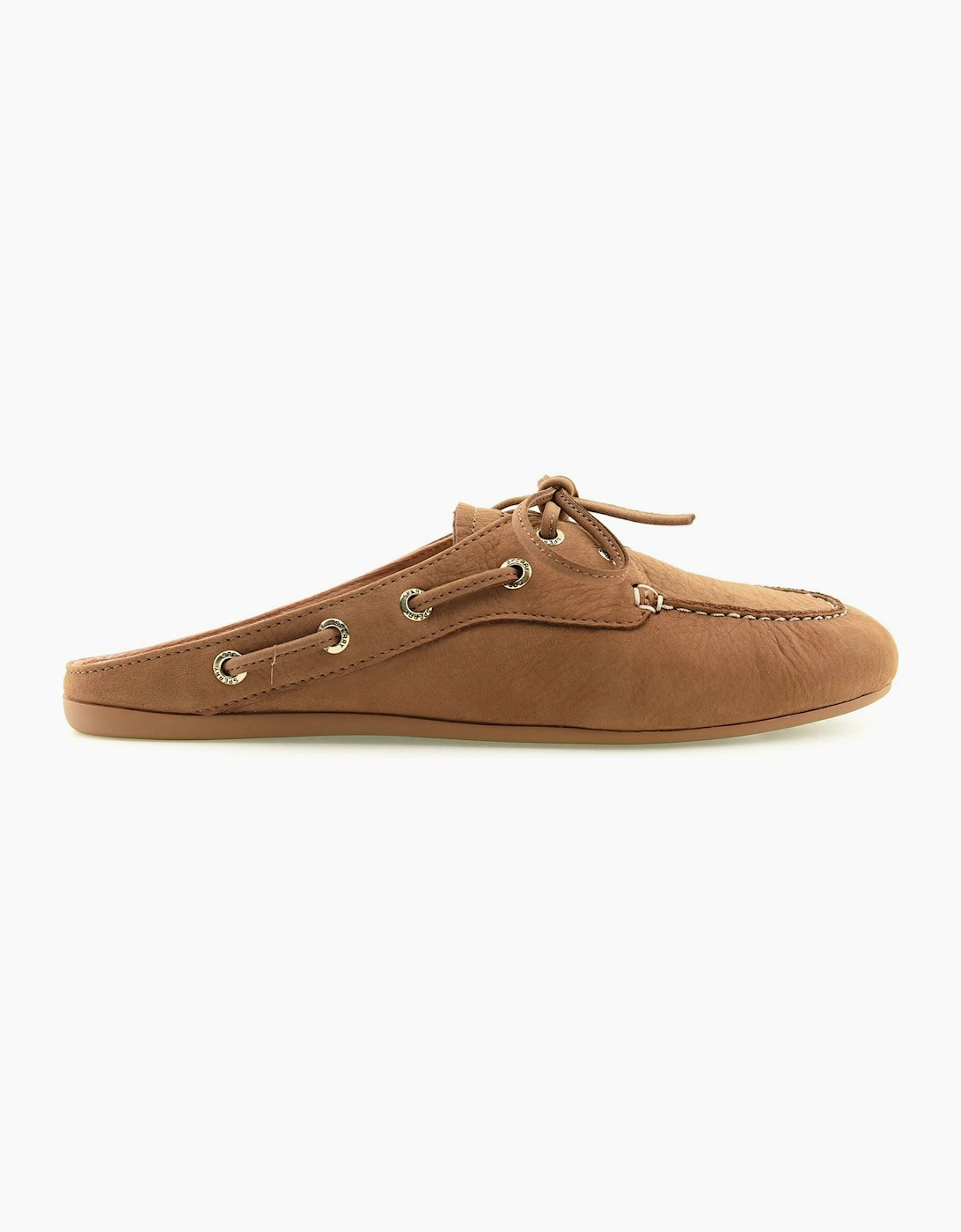 Sperry Slimboat Leather Women's Tan Mules