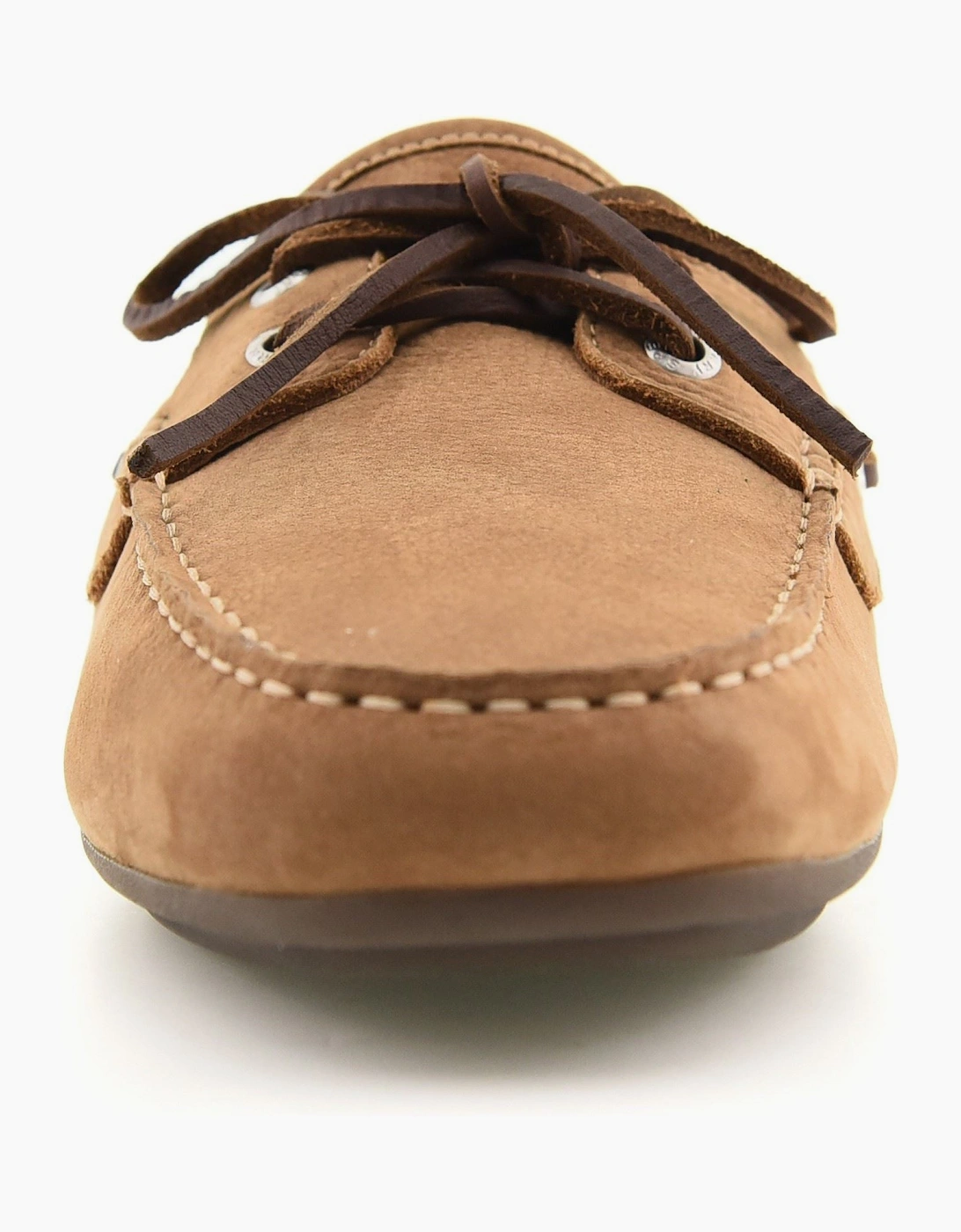 Sperry Orland 2-Eye Driver Leather Men's Tan Boat Shoes