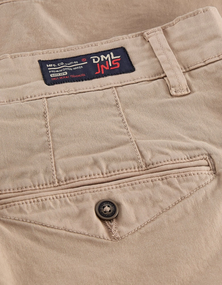 DML Healey chino shorts STONE