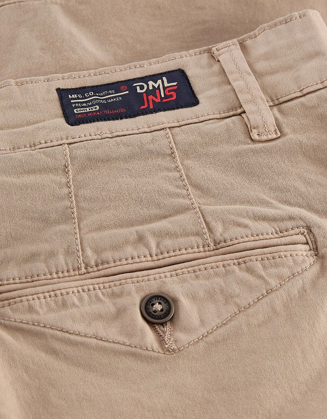 DML Healey chino shorts STONE