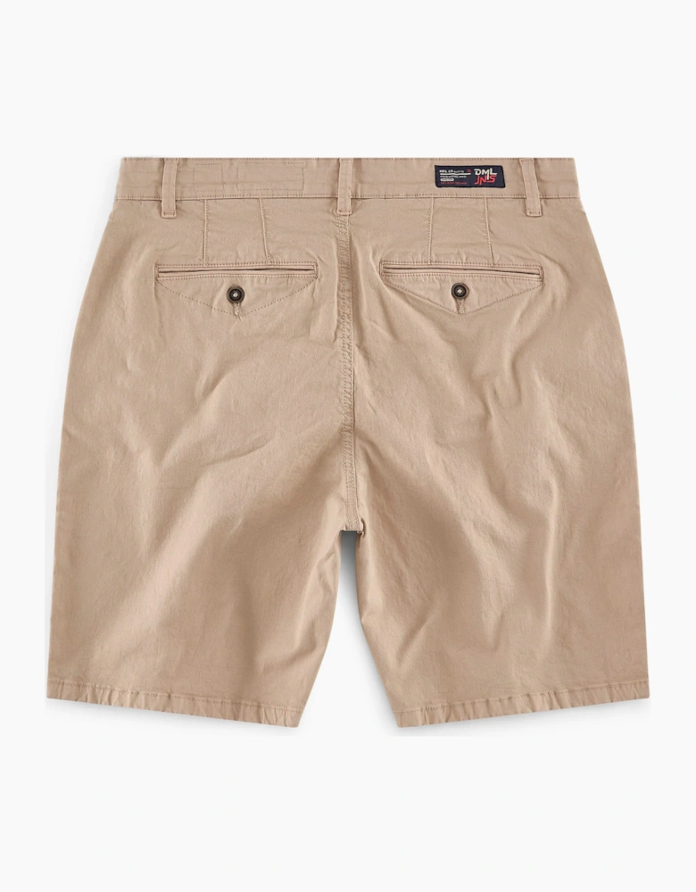 DML Healey chino shorts STONE