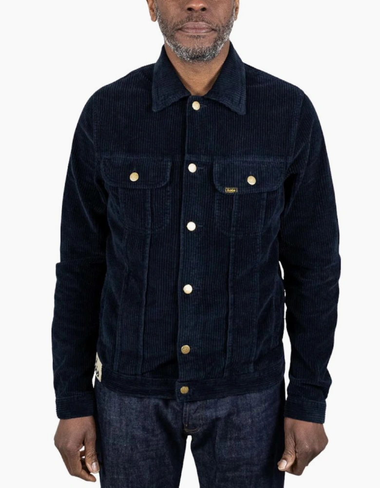 Lois Tejana Thin Corduroy Navy Jacket