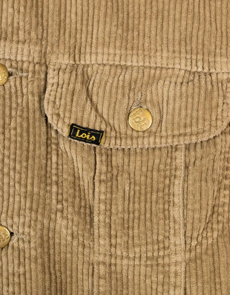 Lois Tejana Jumbo Cord Dark Sand Jacket