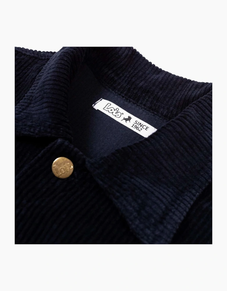 Lois Tejana Thin Corduroy Navy Jacket