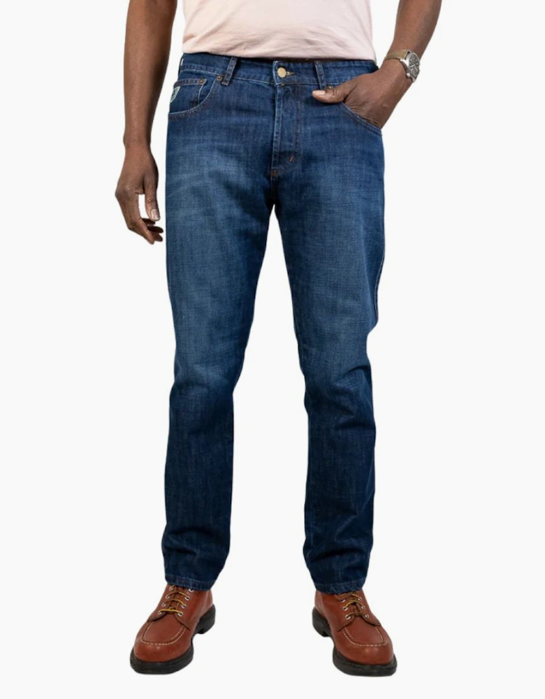 Lois Tapered Fit Dark Stone Terrace Jean