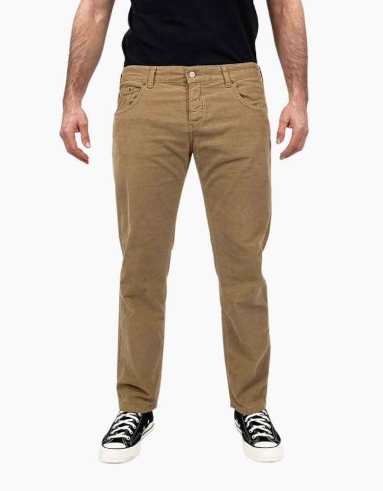 Lois Sierra Thin Corduroy Dark Sand Trouser