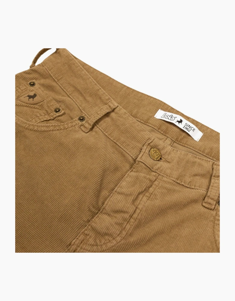 Lois Sierra Thin Corduroy Dark Sand Trouser