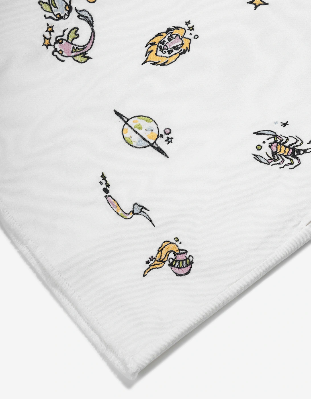 DL1961 Girls Kiki Star Signs T-Shirt Dress in White