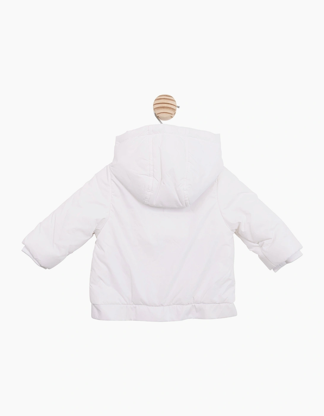 Boys White Pocket Summer Coat