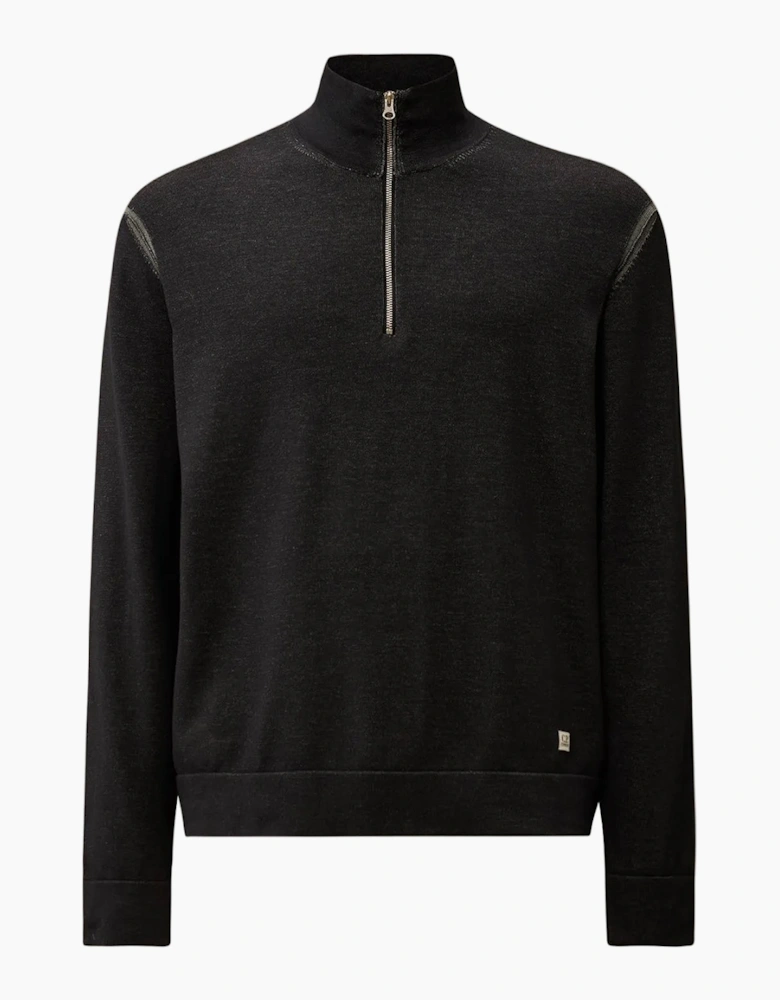 Cotton/Nylon Quarter Zip Knit