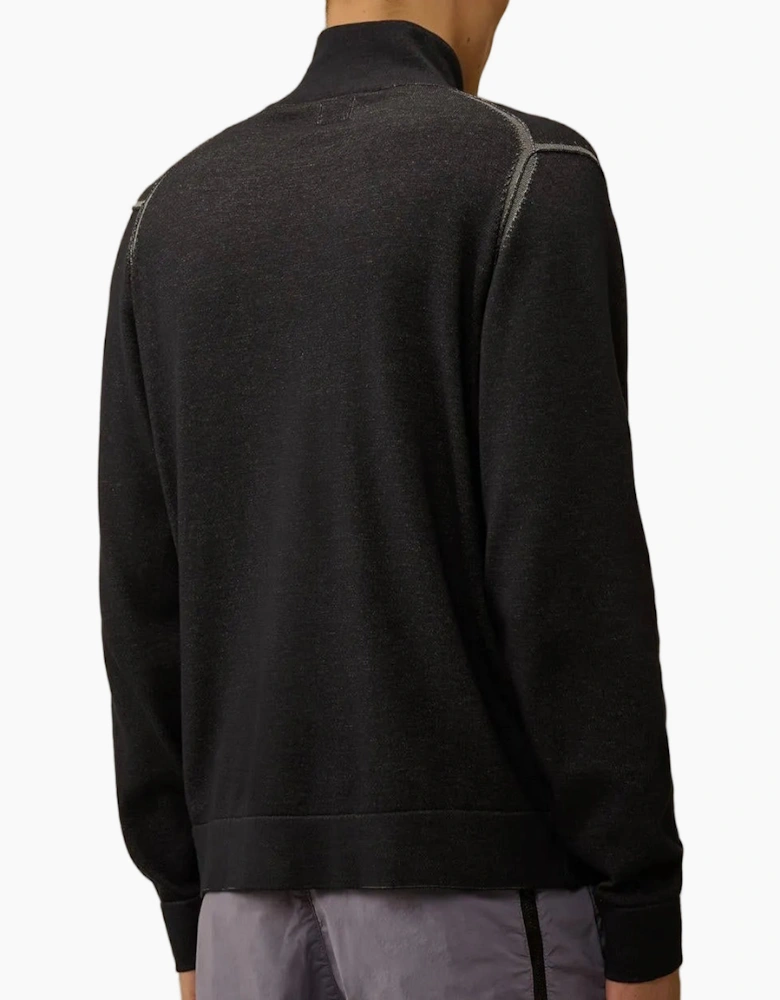Cotton/Nylon Quarter Zip Knit