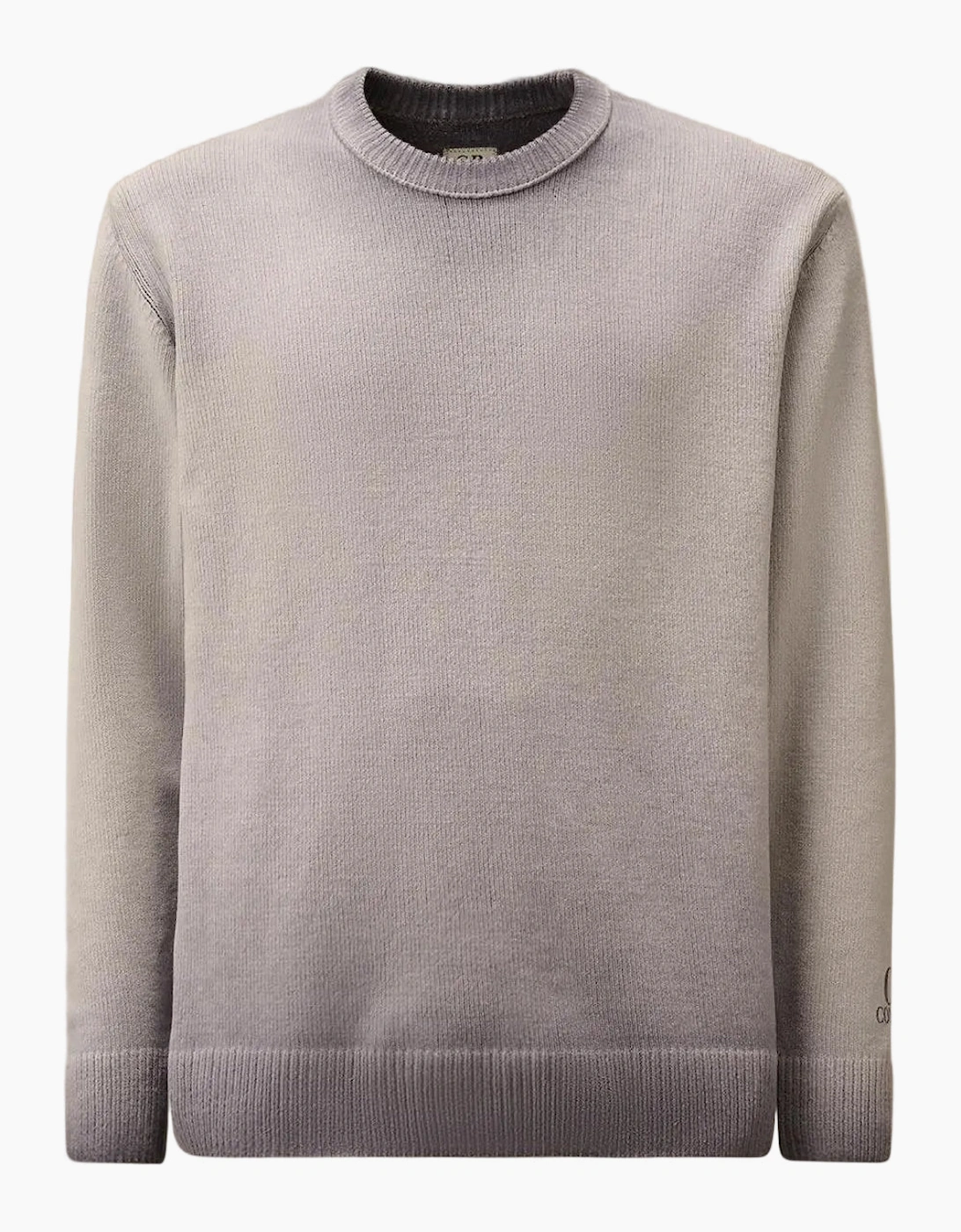 Chenille Crewneck Cuff Logo Knit, 5 of 4