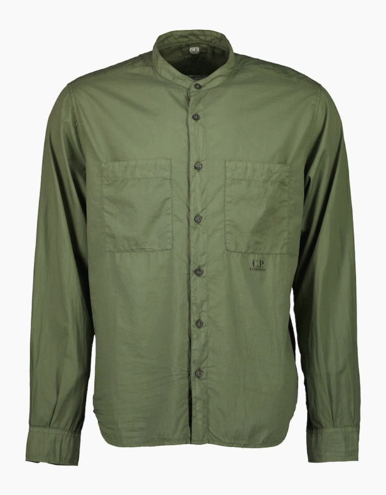 Light Mussola Mandarin Shirt