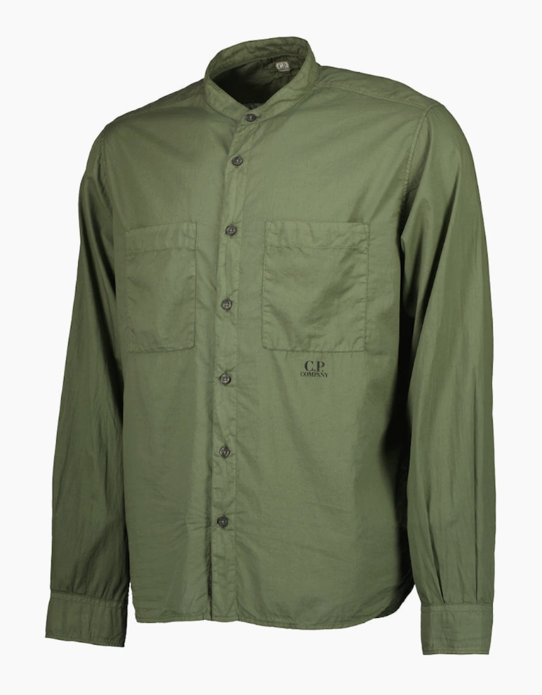 Light Mussola Mandarin Shirt