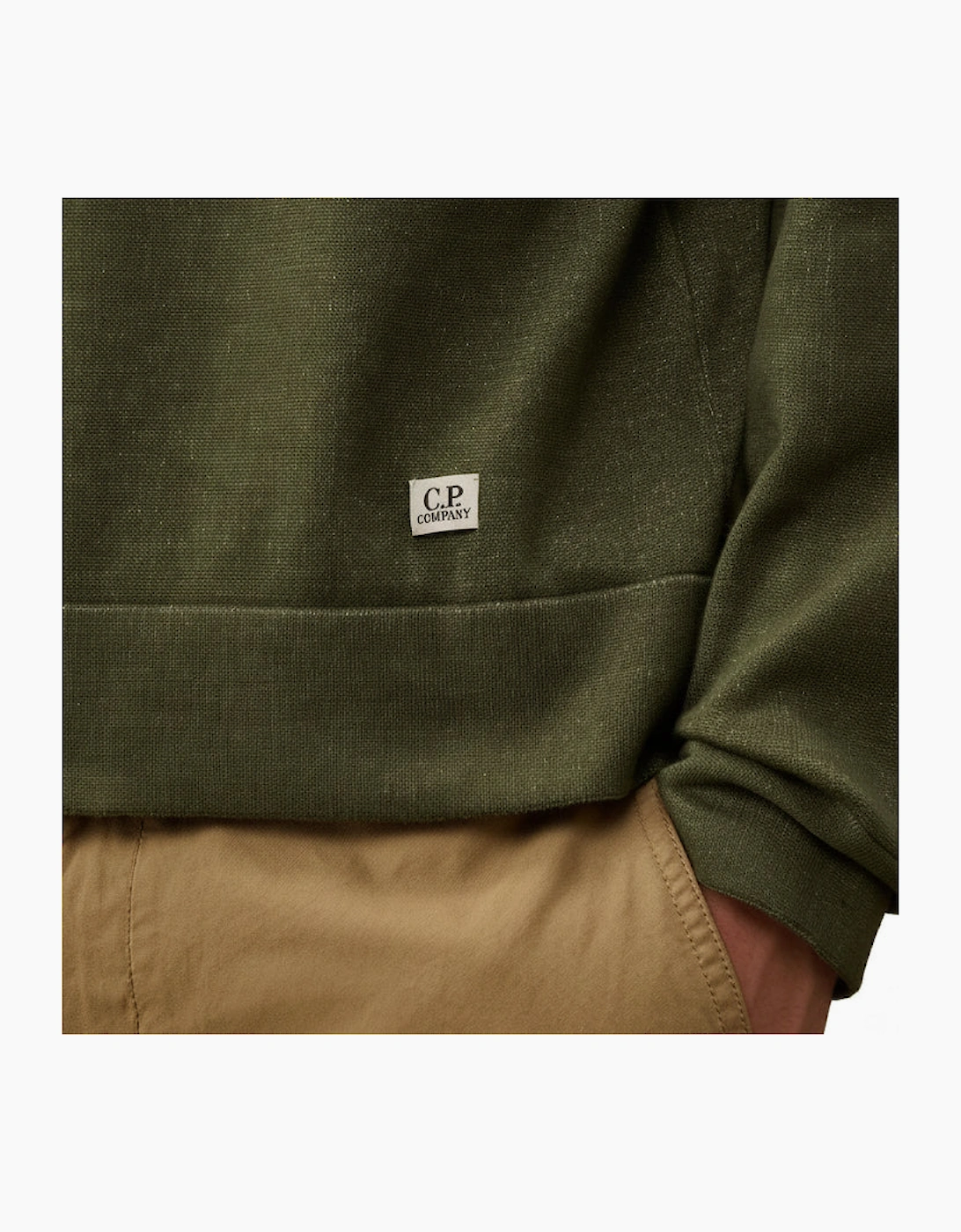 Cotton/Nylon Quarter Zip Knit