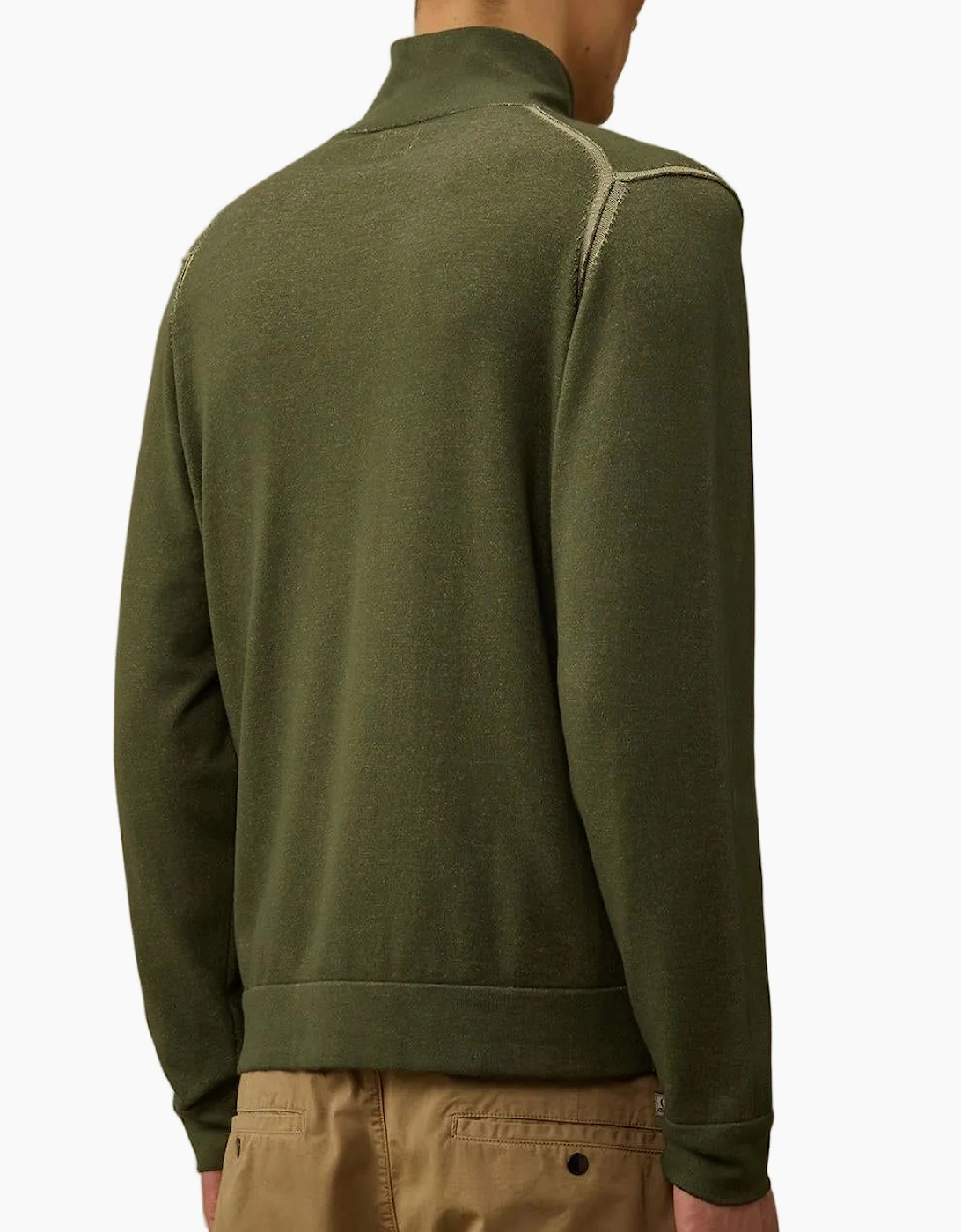 Cotton/Nylon Quarter Zip Knit