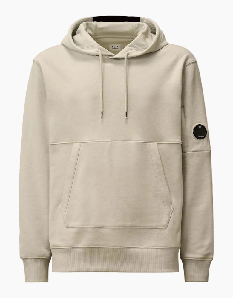 Diagonal Raised Fleece Lens Hoodie