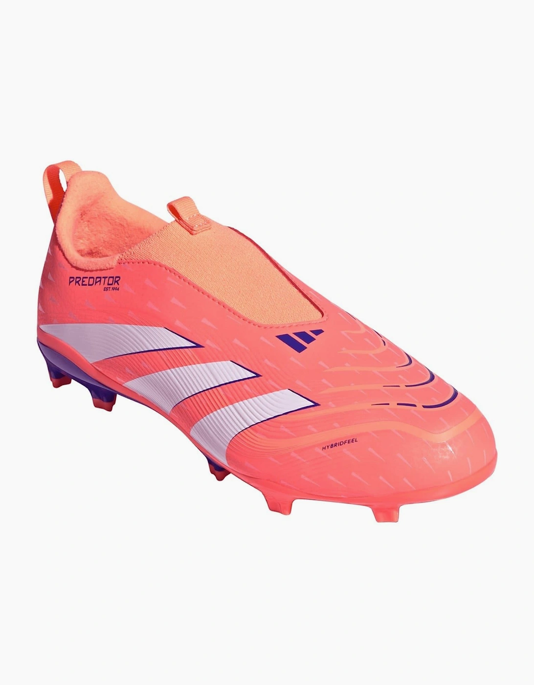 Predator 3 Childrens Laceless Firm Ground Football Boots