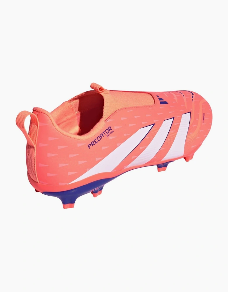 Predator 3 Childrens Laceless Firm Ground Football Boots