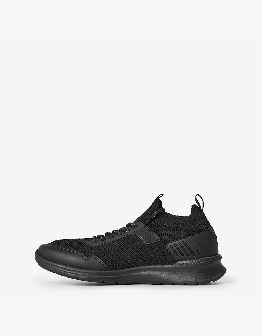 Extreme Low Top Ribbed Sneakers