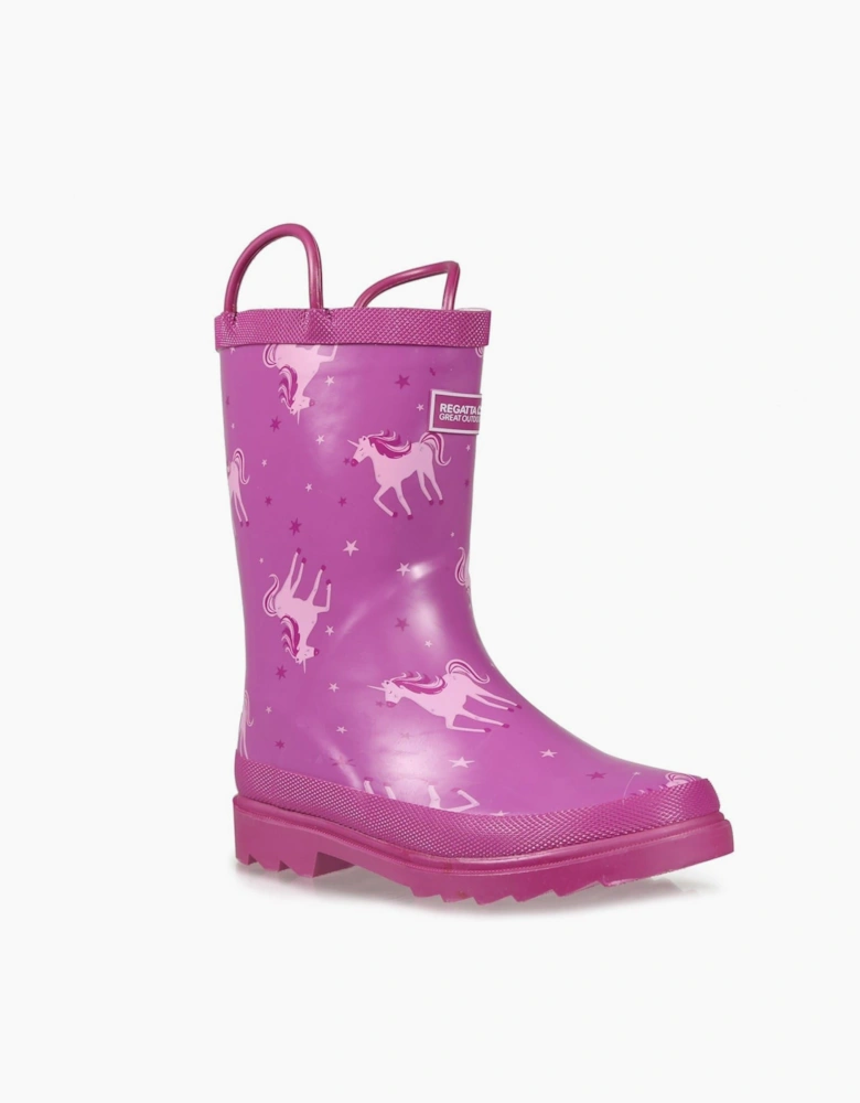 Minnow Jnr W Graphic Print Rain Boots