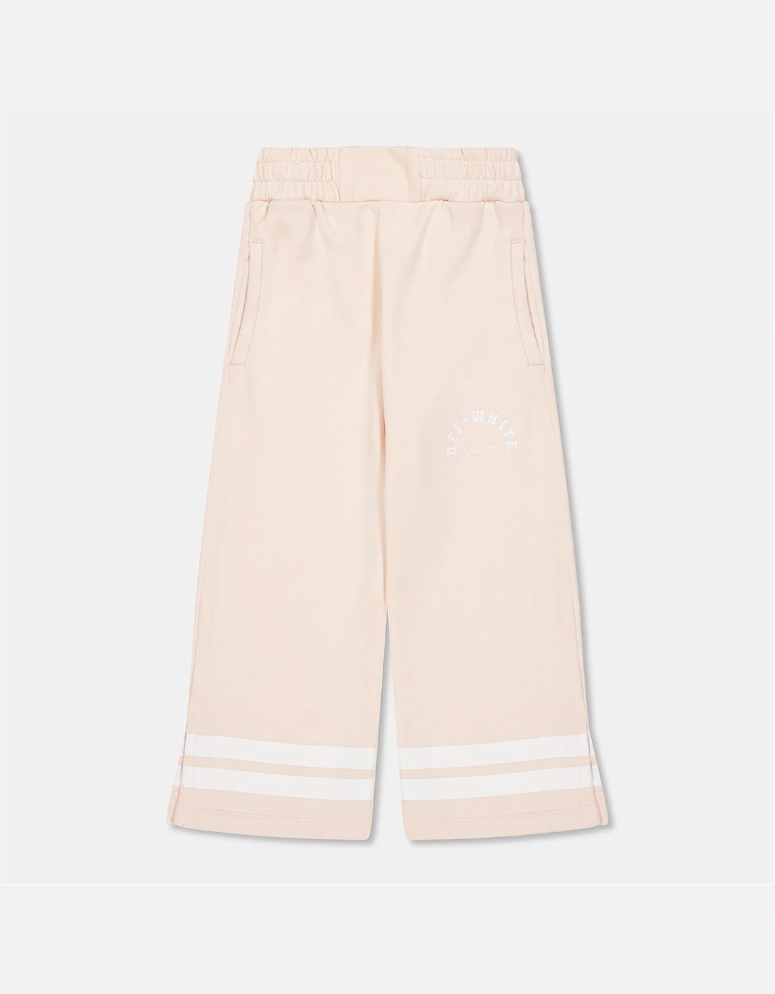 Solid Lettering Wide Leg Joggers, 2 of 1